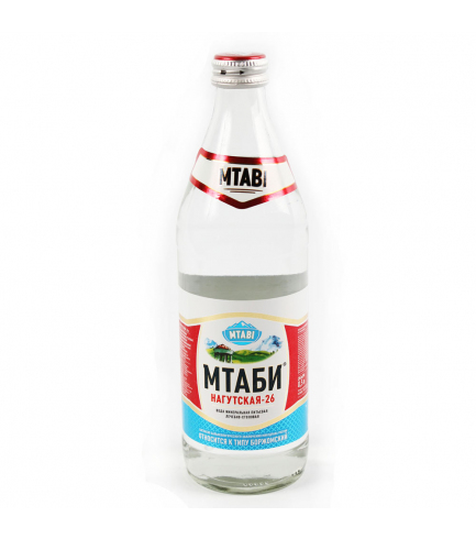 Минеральная лечебно-столовая вода «МТАБИ» 0,5 ст.