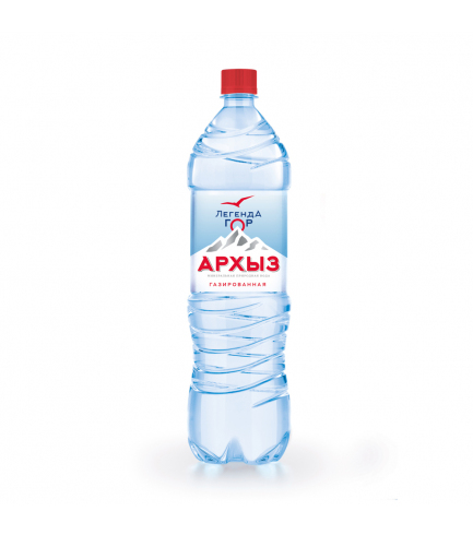Вода газированная «Легенда гор Архыз» 1,5 л ПЭТ