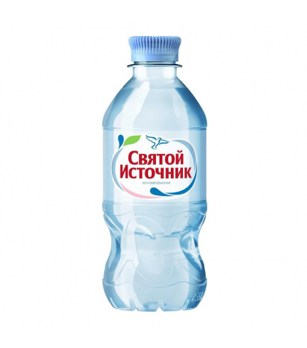 Вода питьевая негазированная «Святой Источник» 0,33 л ПЭТ