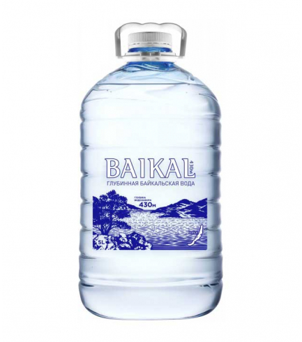 Байкальская глубинная вода «BAIKAL 430» 5 л ПЭТ