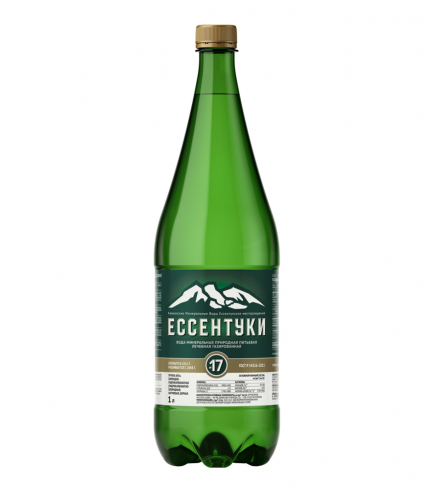 Лечебно-столовая вода «Ессентуки-17» 1 л ПЭТ