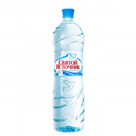 Вода питьевая газированная «Святой Источник» <span>1 л ПЭТ</span>
