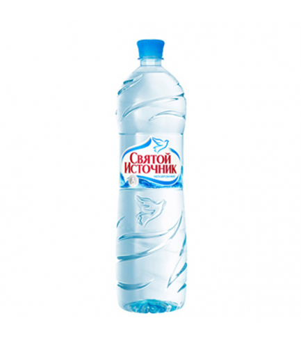 Вода питьевая газированная «Святой Источник» 1 л ПЭТ