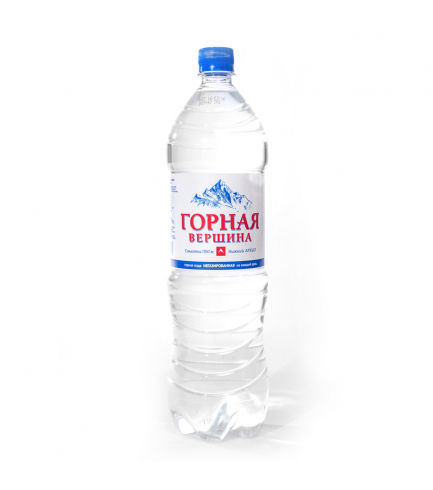 Вода негазированная «Горная вершина» 1,5 л ПЭТ