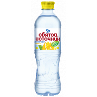 Вода негазированная «Святой Источник» «Лимон» 0,5 л ПЭТ