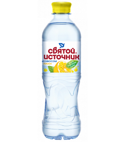 Вода негазированная «Святой Источник» «Лимон» 0,5 л ПЭТ