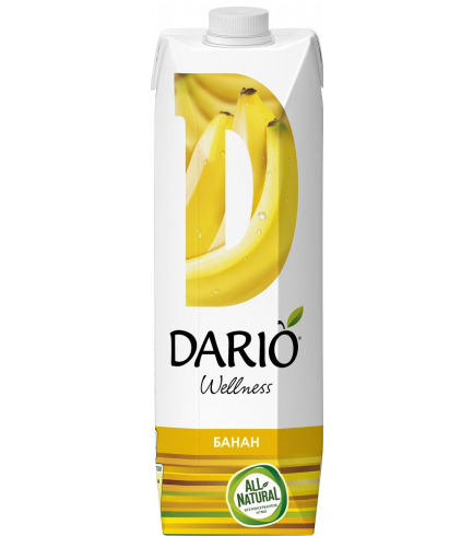 Нектар Банановый с мякотью «Дарио Велнес» 1 л